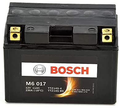 Μπαταρία μοτοσυκλέτας bosch ttz14s-bs M6017 με 230 αμπέρ εκκίνησης